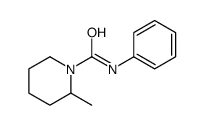 1-(N-苯基氨基甲酰)-2-甲基哌啶结构式