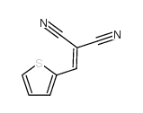 (2-噻吩亚甲基)甲烷-1,1-二甲腈结构式