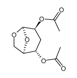 .beta.-D-arabino-Hexopyranose, 1,6-anhydro-3-deoxy-, diacetate picture