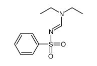 N-[(Diethylamino)methylene]benzenesulfonamide结构式