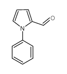 1-苯-1H-吡咯-2-甲醛结构式