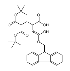 N-Fmoc-γ-羧基谷氨酸γ,γ-二叔丁基酯结构式