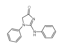 2-ANILINO-1-PHENYLIMIDAZOLIN-4-ONE Structure