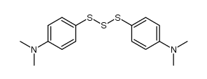 bis-(4-dimethylamino-phenyl)-trisulfide结构式