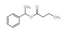 丁酸-1-苯乙酯(9CI)结构式
