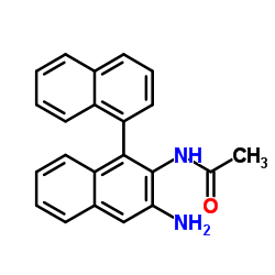 (S)-N'-乙酰基联萘胺结构式