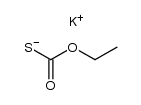 potassium ethyl(mono)thiocarbonate Structure