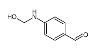 Benzaldehyde, 4-(hydroxymethylamino)- (9CI)结构式