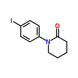 1-(4-Iodophenyl)-2-piperidinone Structure