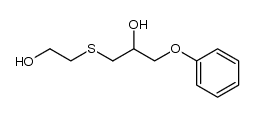 6-phenoxy-3-thiahexan-1,5-diol Structure