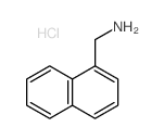 Naphthalen-1-ylmethanamine hydrochloride Structure
