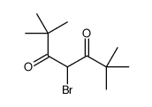 4-bromo-2,2,6,6-tetramethylheptane-3,5-dione结构式