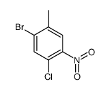 1-溴-5-氯-2-甲基-4-硝基苯结构式