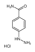 4-肼基苯甲酰胺盐酸盐结构式