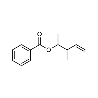 3-甲基戊-4-烯-2-基苯甲酸酯结构式