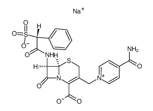头孢磺啶钠结构式