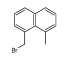 1-bromomethyl-8-methyl-naphthalene Structure