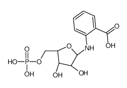 N-(5-phospho-β-D-ribosyl)anthranilic acid Structure