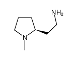 2-[(2S)-1-甲基吡咯烷-2-基]乙胺结构式
