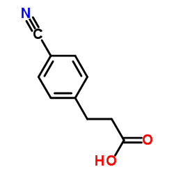 3-(4-cyanophenyl)propanoic acid Structure