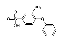 3-amino-4-phenoxybenzenesulfonic acid结构式