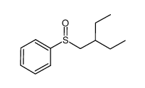 ((2-ethylbutyl)sulfinyl)benzene结构式
