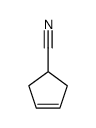 cyclopent-3-ene-1-carbonitrile Structure