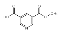 5-(甲氧羰基)烟酸结构式