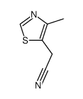 (4-methyl-thiazol-5-yl)-acetonitrile结构式