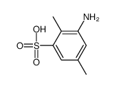 3-amino-2,5-dimethylbenzenesulfonic acid结构式