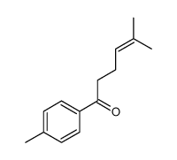 5-methyl-1-(4-methylphenyl)hex-4-en-1-one Structure