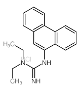 1,1-diethyl-2-phenanthren-9-yl-guanidine结构式