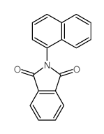 N-(1-萘)邻苯二甲酰亚胺结构式