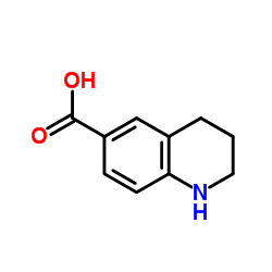 1,2,3,4-Tetrahydroquinoline-6-carboxylic acid Structure
