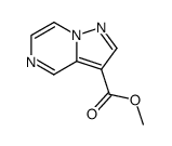 吡唑并[1,5-a]吡嗪-3-羧酸甲酯结构式