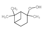 2-Hydroperoxy-2,6,6-trimethyl-norpinane结构式