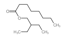 Octanoic acid,2-ethylbutyl ester Structure