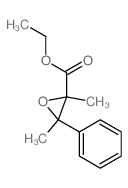 2-Oxiranecarboxylicacid, 2,3-dimethyl-3-phenyl-, ethyl ester结构式
