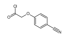 2-(4-cyanophenoxy)acetyl chloride结构式