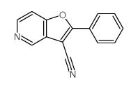 Furo[3,2-c]pyridine-3-carbonitrile,2-phenyl-结构式