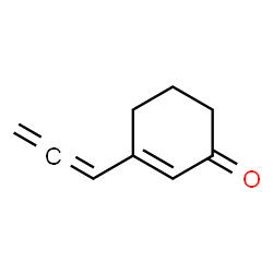 2-Cyclohexen-1-one, 3-(1,2-propadienyl)- (9CI)结构式