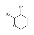 2,3-dibromotetrahydro-2H-pyran Structure