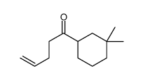 dimethyl cyclohexyl 3-butenyl ketone Structure