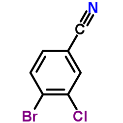 3-氯-4-溴苯腈结构式