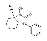 1-(1-cyanocyclohexyl)-1-hydroxy-3-phenyl-urea结构式