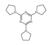 2,4,6-三(吡咯烷-1-基)-1,3,5-三嗪结构式