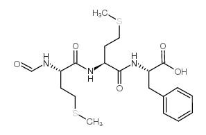 (2S)-2-[[(2S)-2-[[(2S)-2-formamido-4-methylsulfanylbutanoyl]amino]-4-methylsulfanylbutanoyl]amino]-3-phenylpropanoic acid Structure