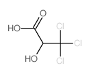 Propanoic acid,3,3,3-trichloro-2-hydroxy- Structure