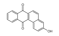3-hydroxybenzo[a]anthracene-7,12-dione结构式