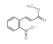 3-(2-硝基苯基)丙烯酸甲酯结构式